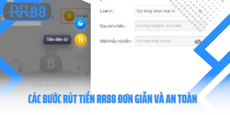 Các bước rút tiền RR88 đơn giản và an toàn