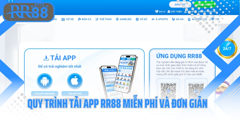Quy trình tải app RR88 miễn phí và đơn giản